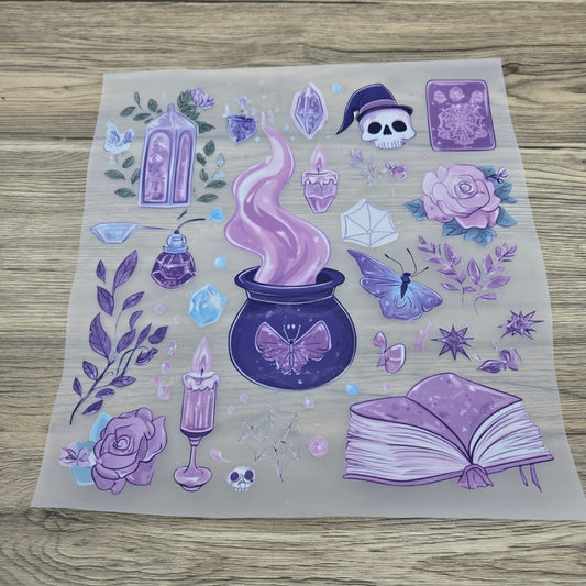 Purple Witchy Theme Collage