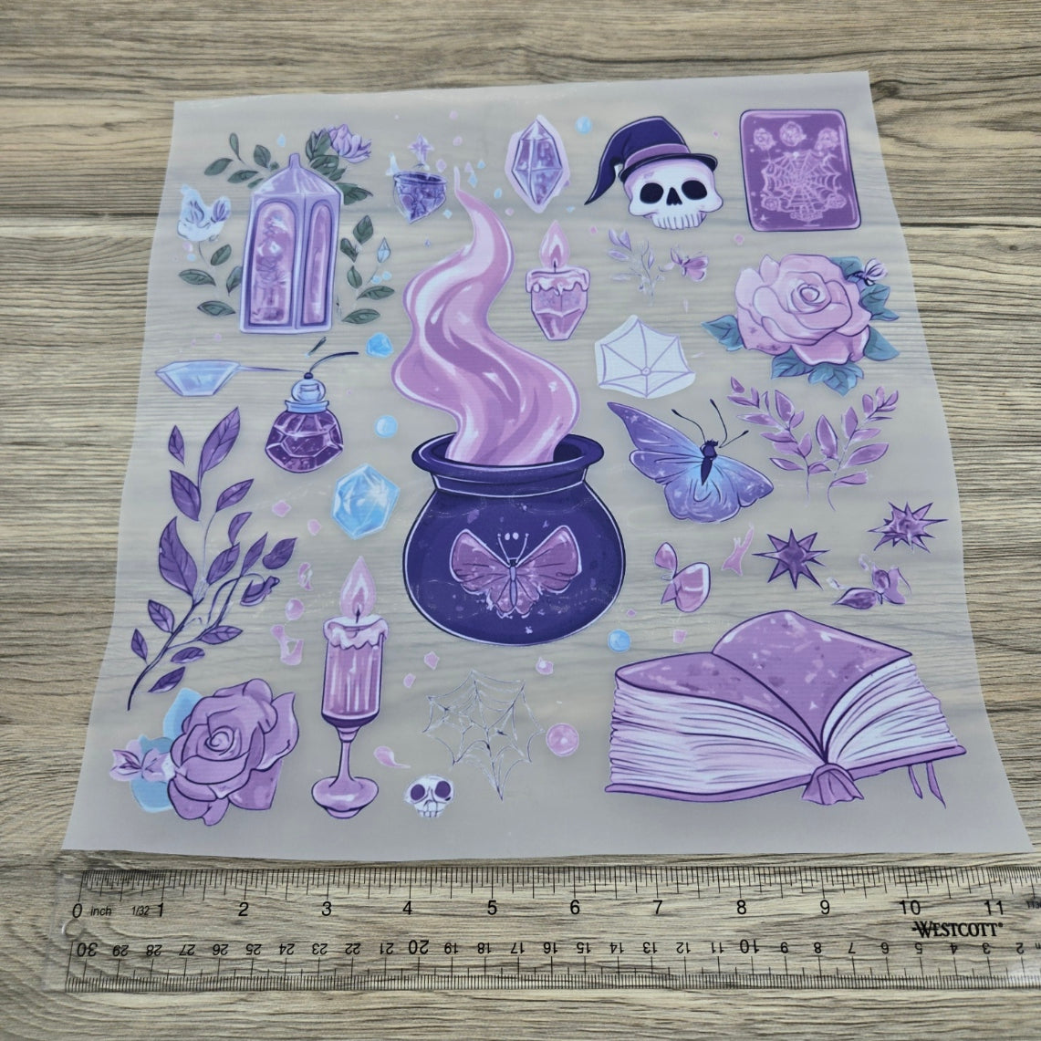 Purple Witchy Theme Collage