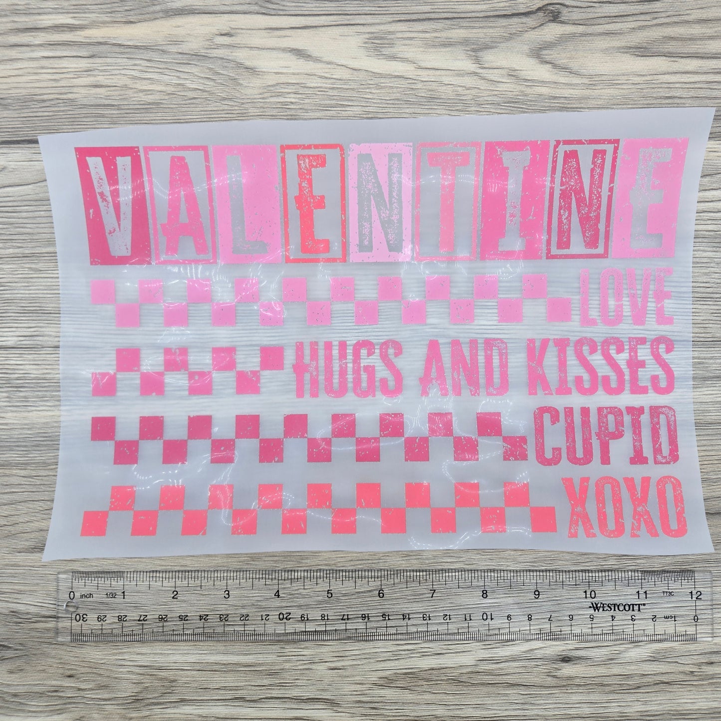 Valentine Checker Print Sayings