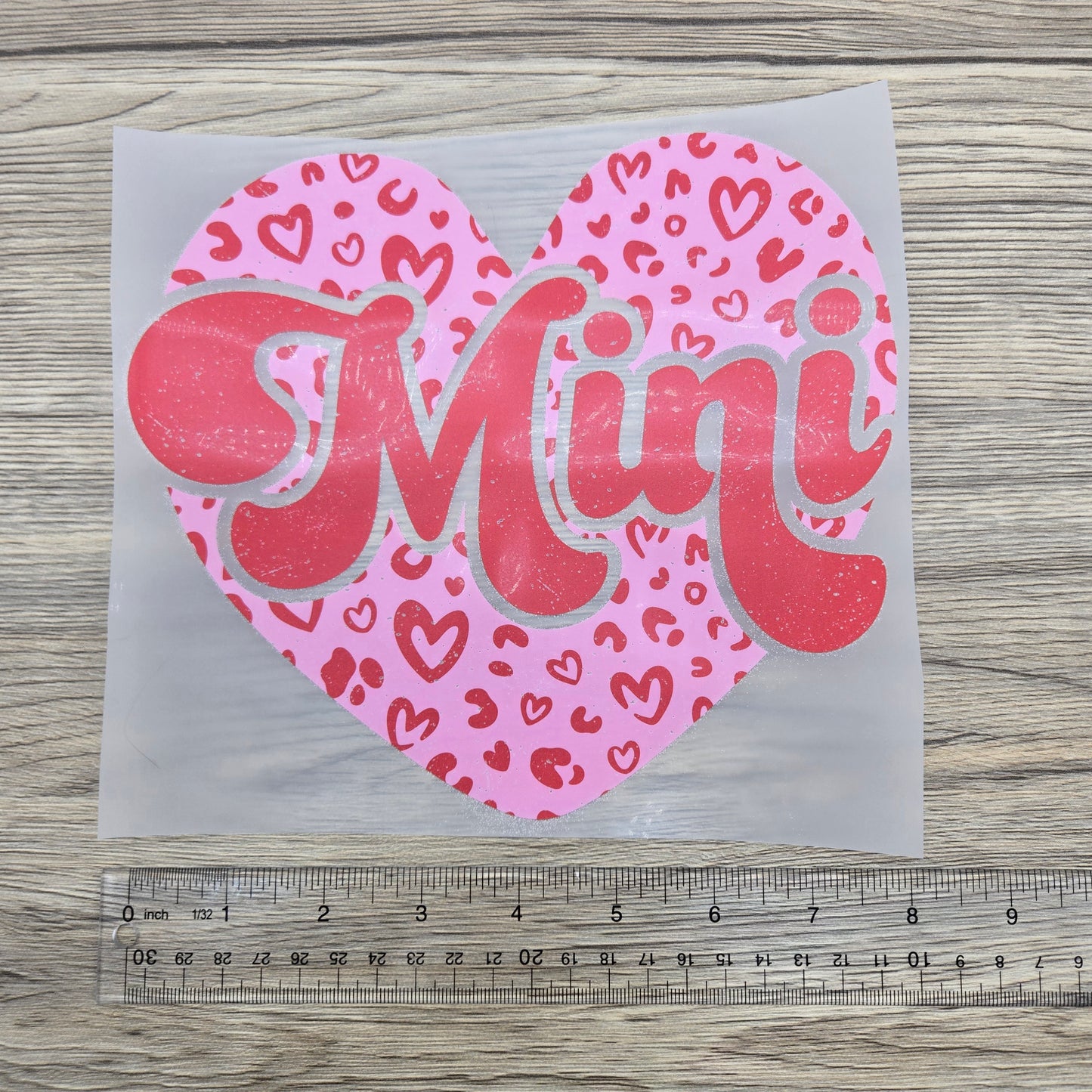 Mini Cheetah Heart Valentines (Distressed)- Kids