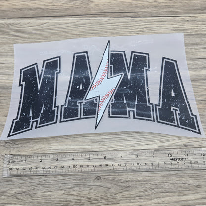 Mama Lightning Bolt- Baseball