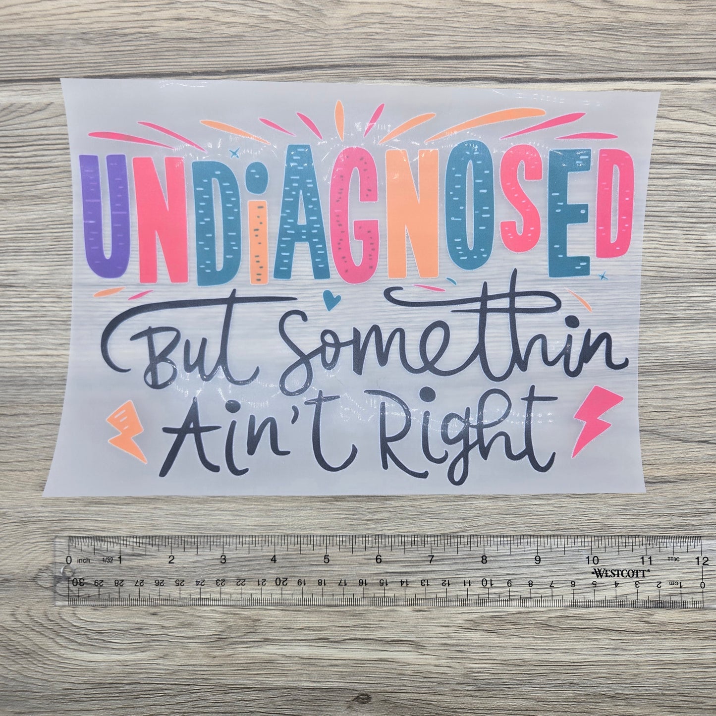 Undiagnosed- But not Right