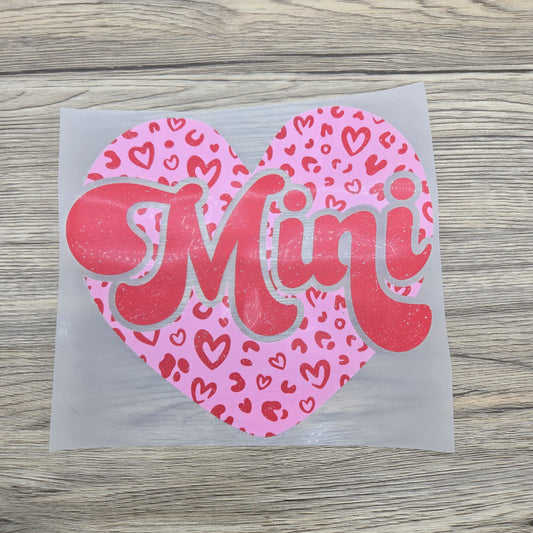 Mini Cheetah Heart Valentines (Distressed)- Kids