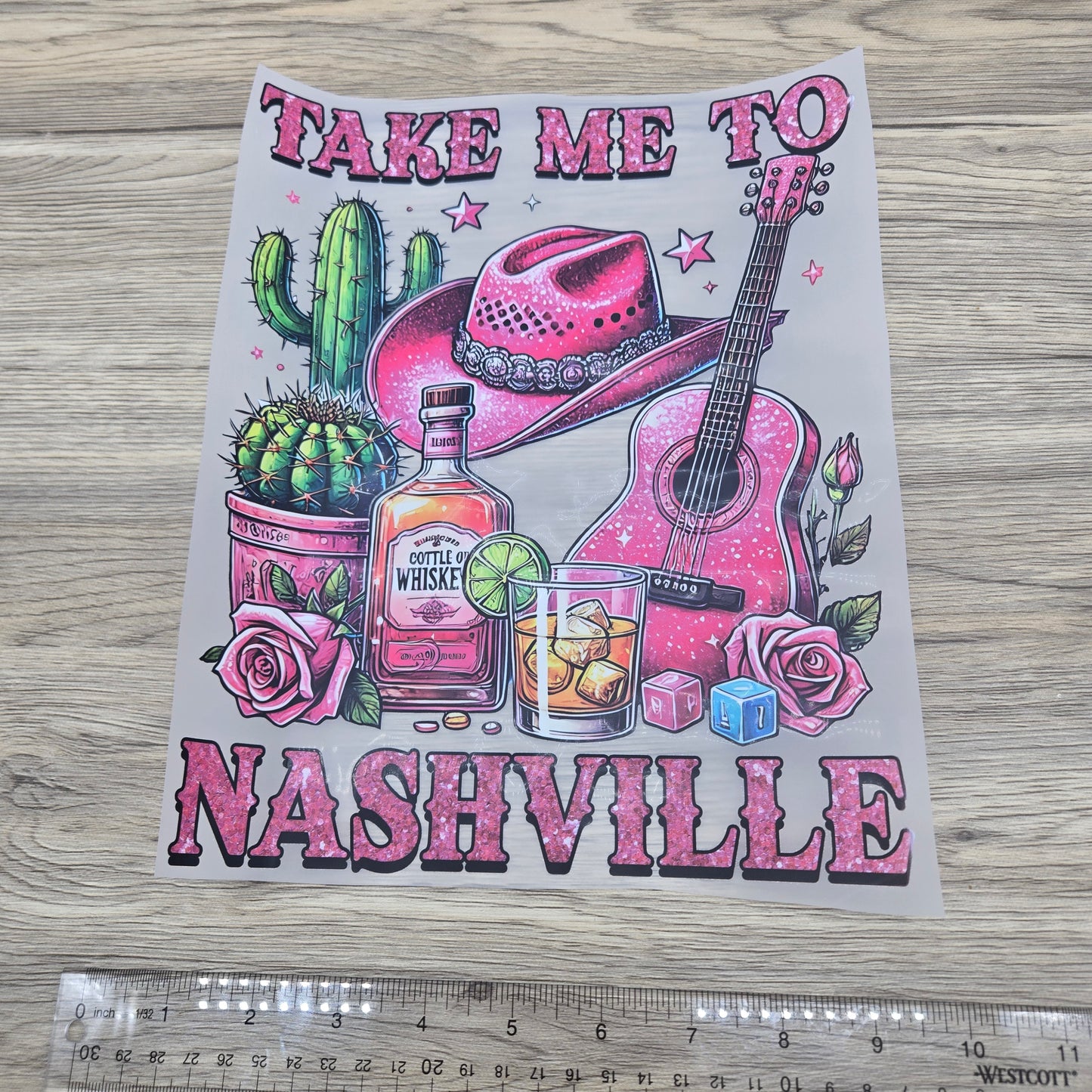 Take me to Nville- Faux Glitter- Seconds Quality