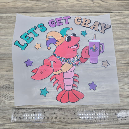 Let's Get Gray- Crawfish- Seconds Quality