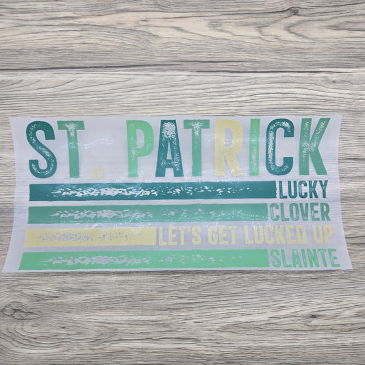 St. Patrick's Word List- Distressed