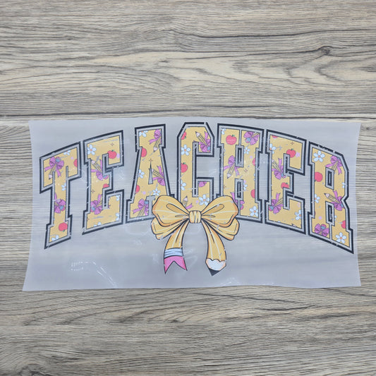 Teacher Pencil Bow