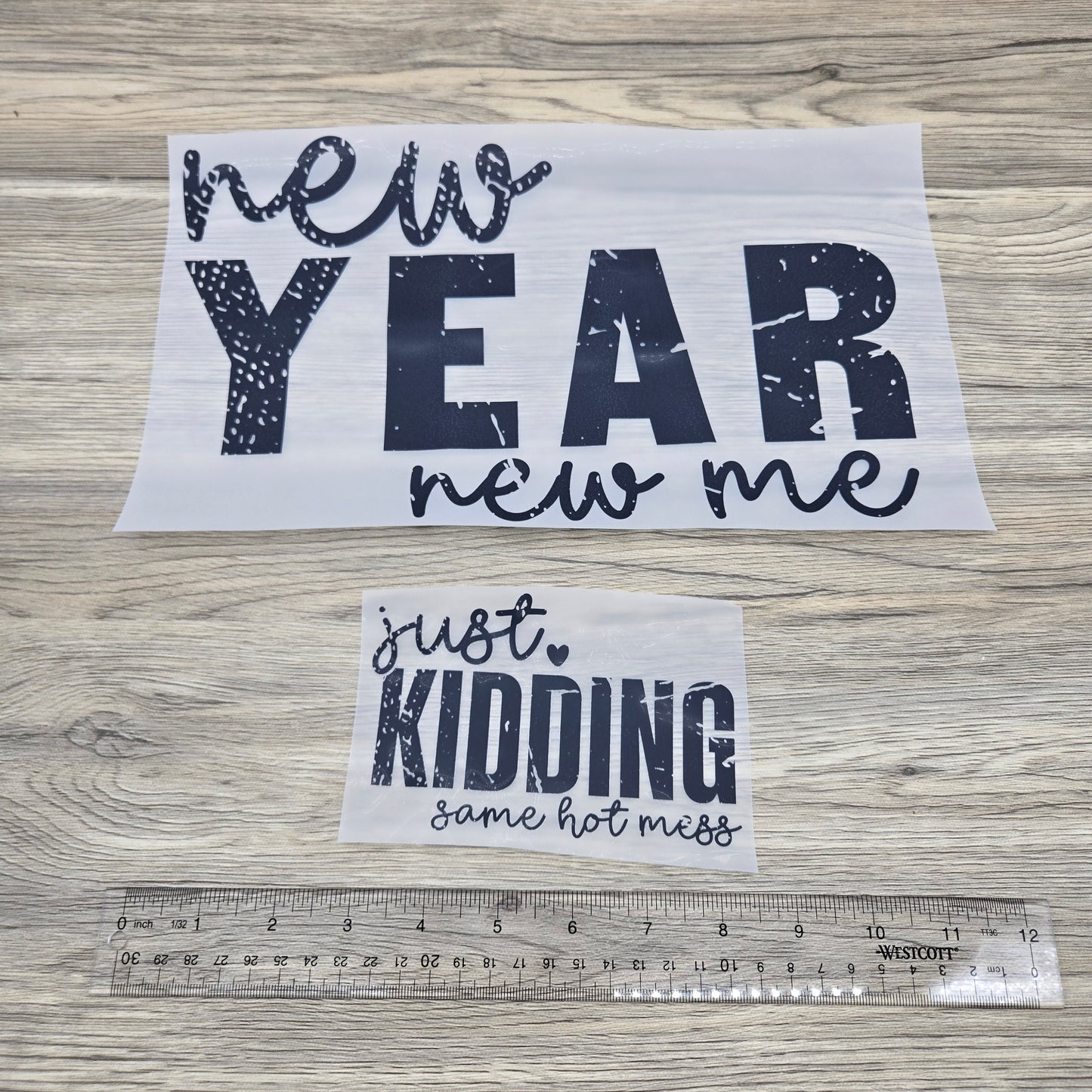 New Year, New Me- Optional Sleeve Design