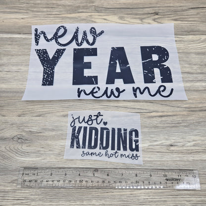 New Year, New Me- Optional Sleeve Design