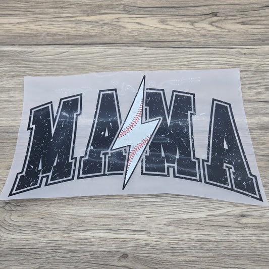 Mama Lightning Bolt- Baseball