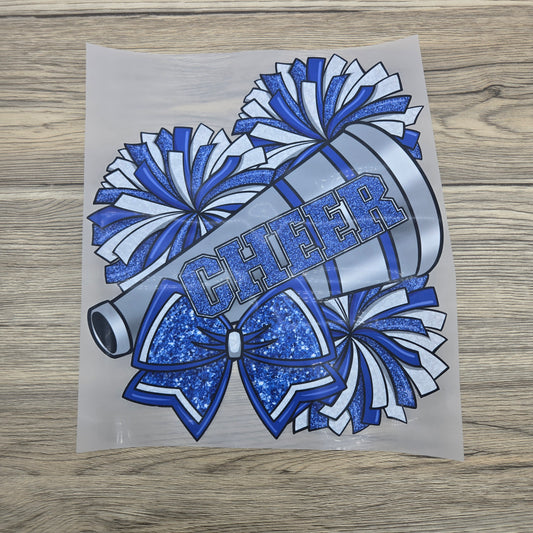 Cheer- Blue and White