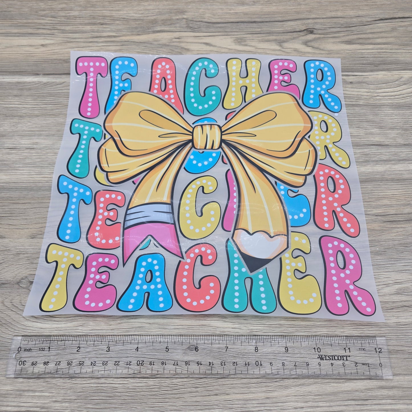 Teacher, Teacher, Teacher Pencil Bow