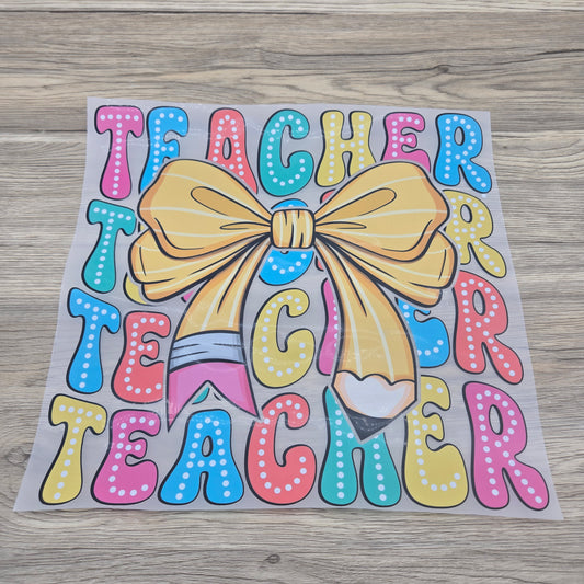 Teacher, Teacher, Teacher Pencil Bow